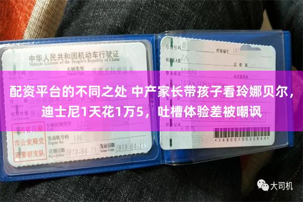 配资平台的不同之处 中产家长带孩子看玲娜贝尔，迪士尼1天花1万5，吐槽体验差被嘲讽