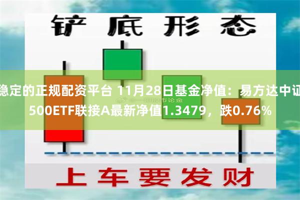 稳定的正规配资平台 11月28日基金净值：易方达中证500ETF联接A最新净值1.3479，跌0.76%