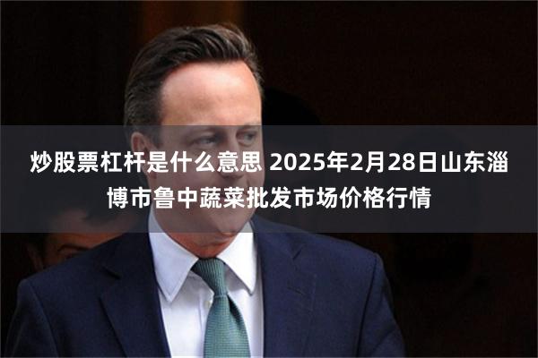 炒股票杠杆是什么意思 2025年2月28日山东淄博市鲁中蔬菜批发市场价格行情